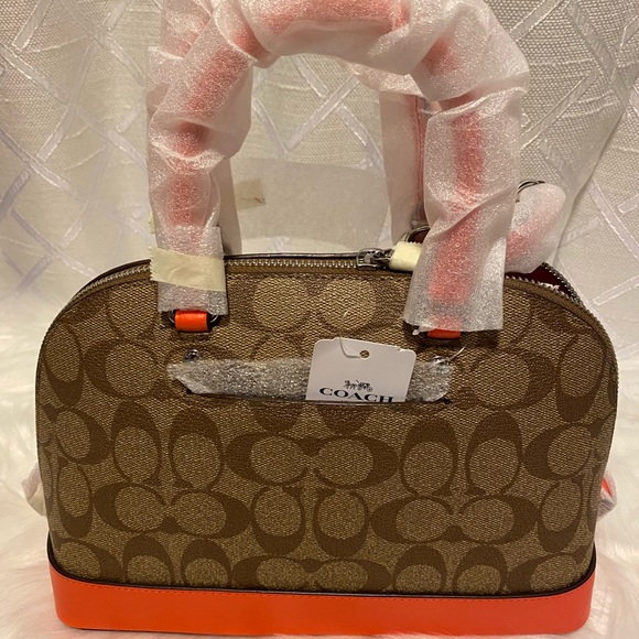 🩵SALE🩵 Mini Sierra Satchel In Signature Coated Canvas - Picture 3 of 3